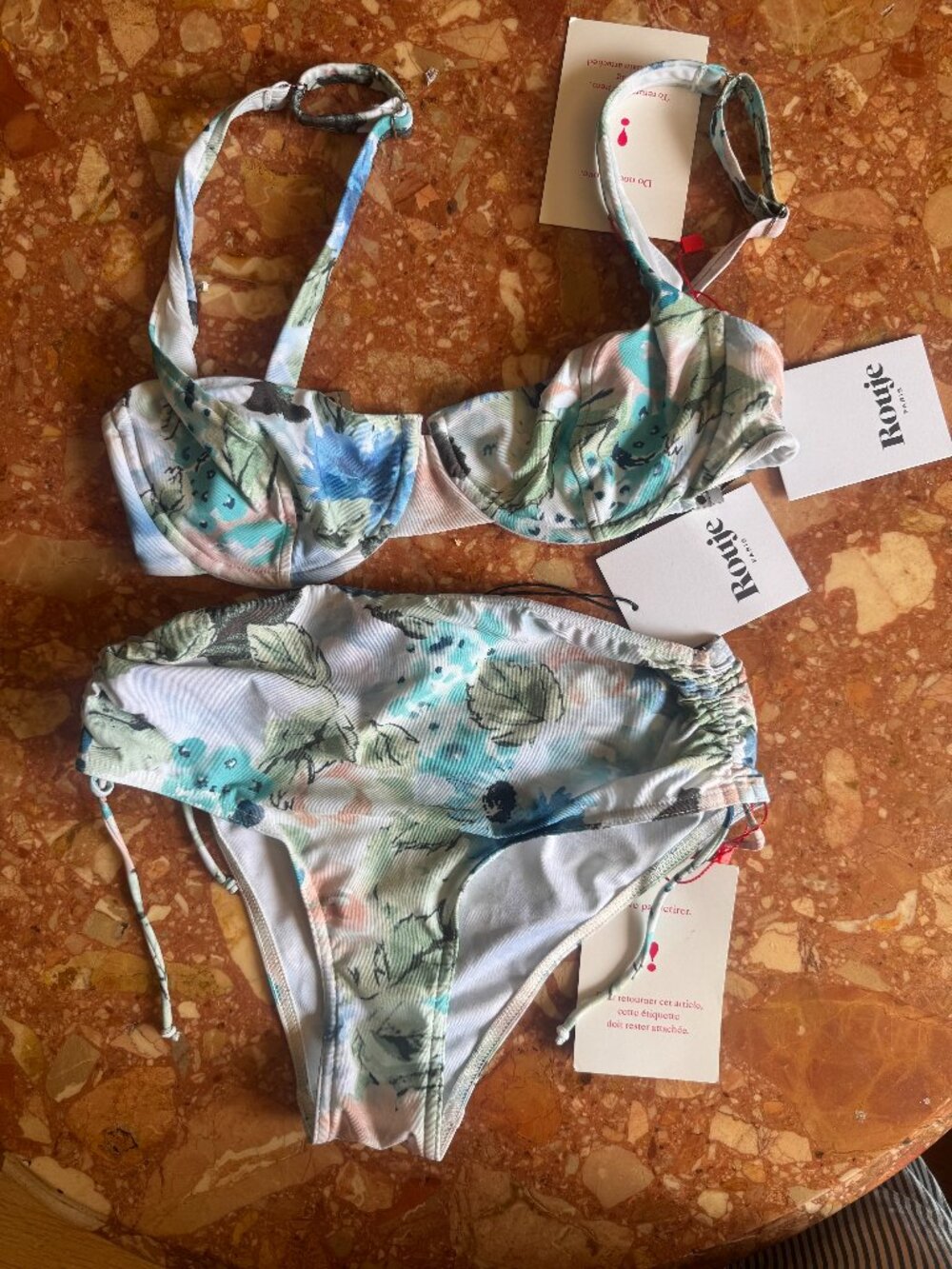 Rouje Paris Floral Bikini NWT